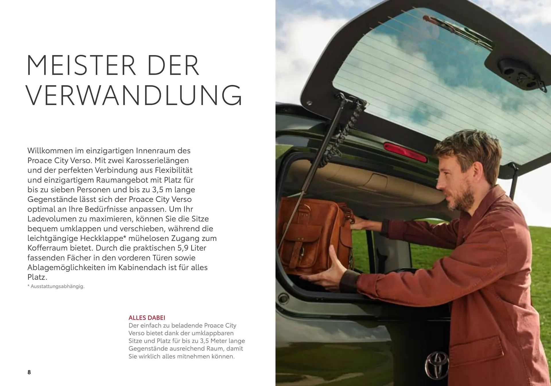 Toyota Flugblatt von 1. April bis 30. April 2026 - Flugblätt seite  8