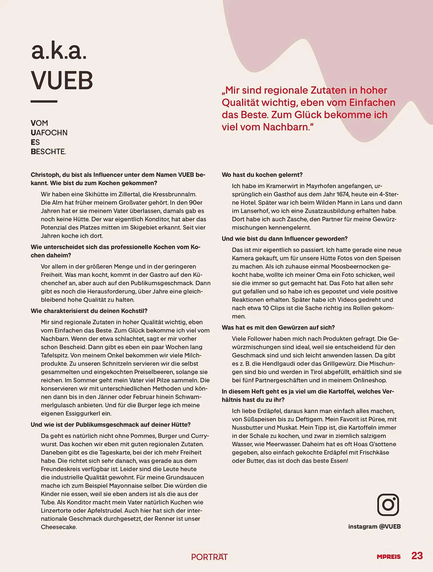 MPreis Flugblatt von 24. November bis 14. Dezember 2025 - Flugblätt seite  23