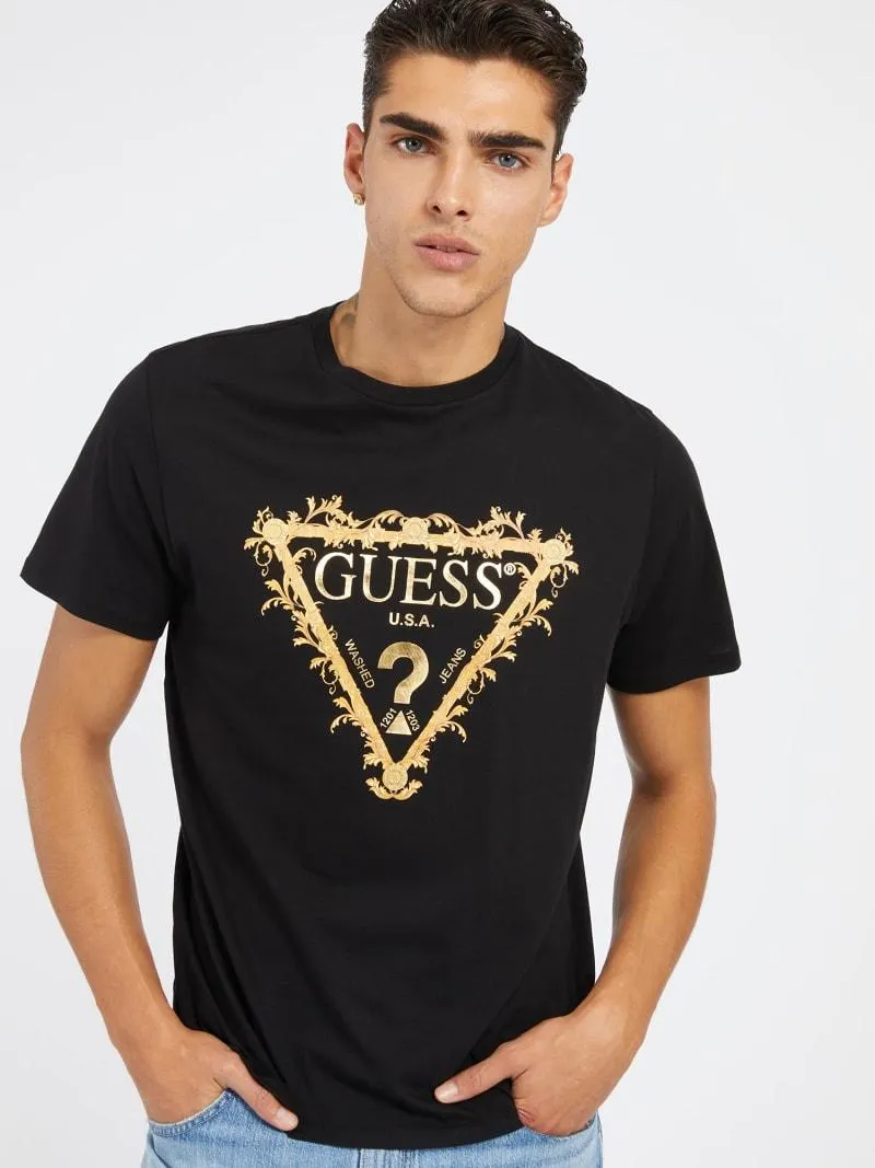 T-shirt mit logodreieck