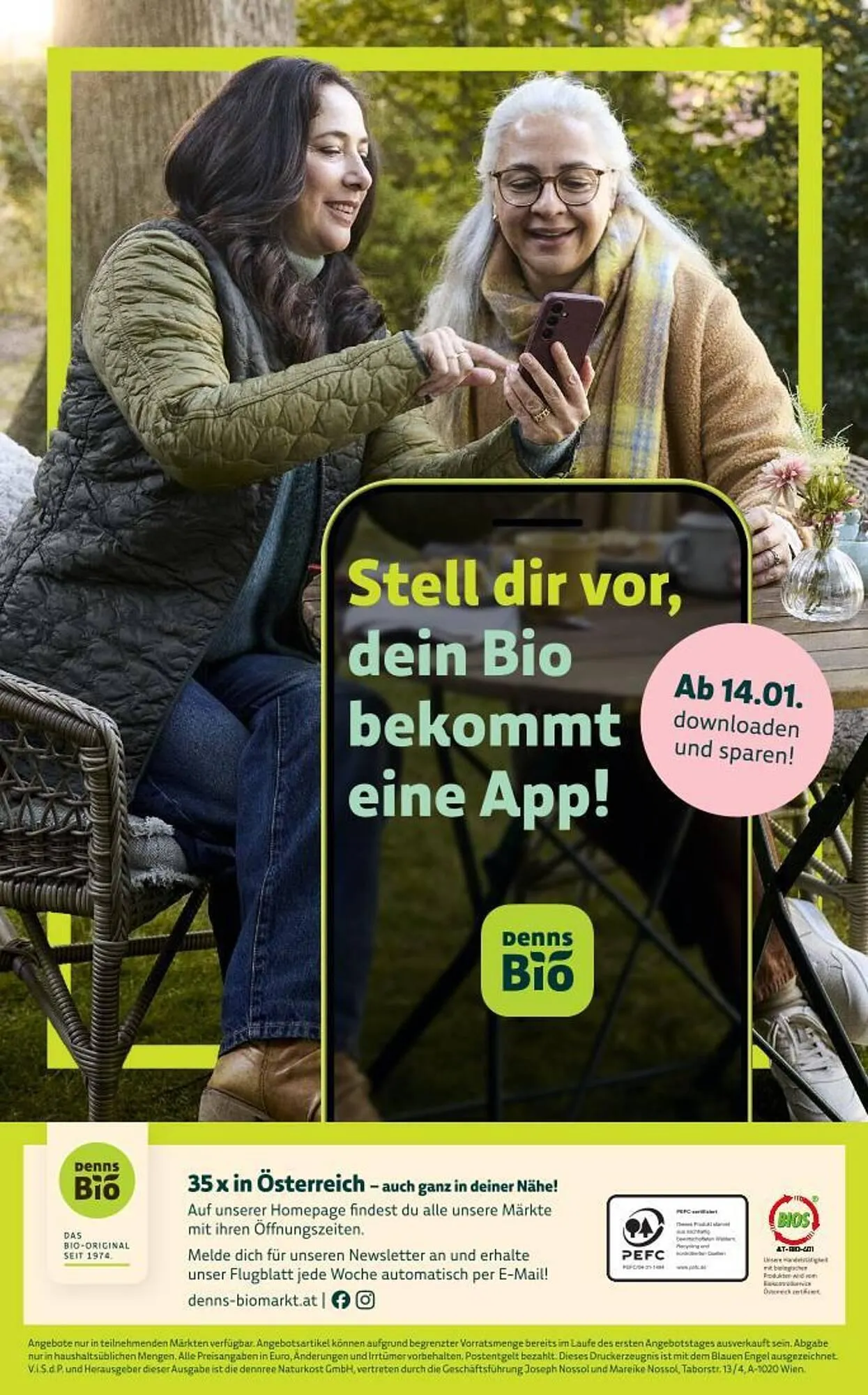 Denn's Biomarkt Flugblatt von 2. Jänner bis 13. Jänner 2026 - Flugblätt seite  16