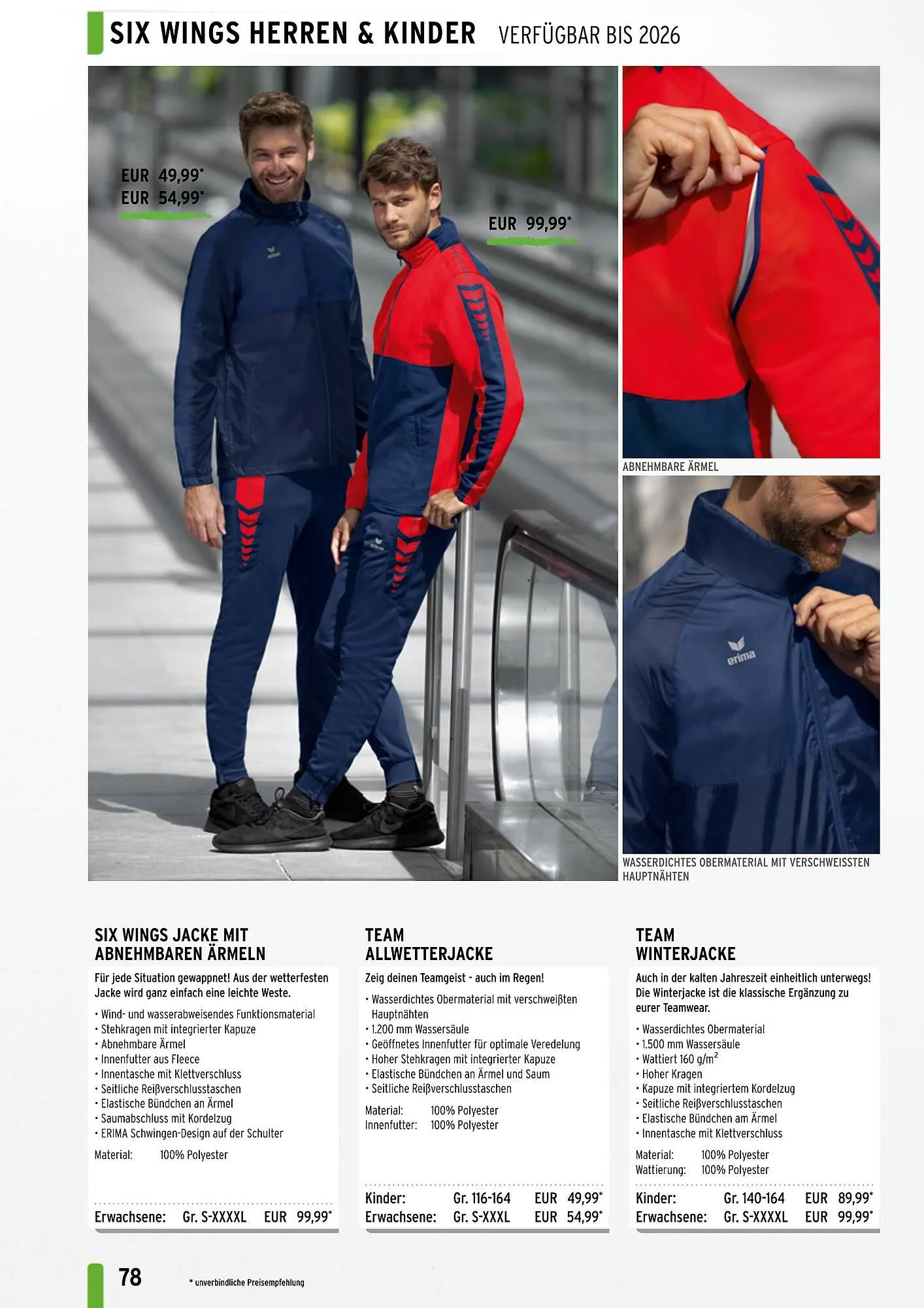 ERIMA Flugblatt von 2. Jänner bis 31. Dezember 2024 - Flugblätt seite  78