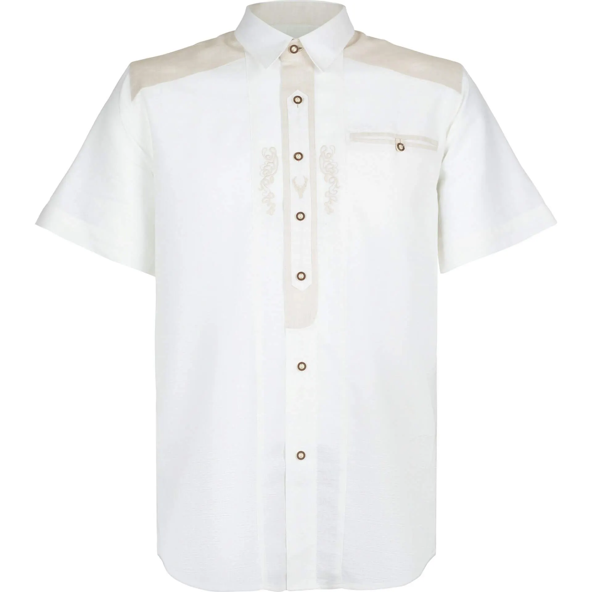 Herren Hemd "Gilmore" Kurzarm, Weiß