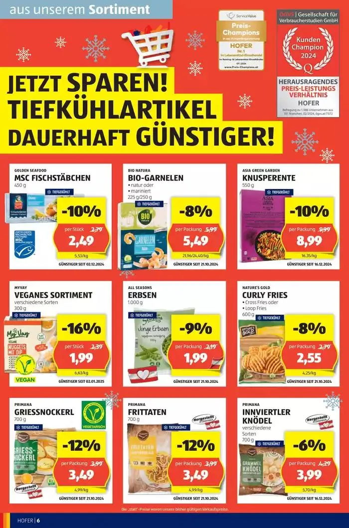 Blättern Sie online im HOFER Flugblatt von 22. Jänner bis 5. Februar 2025 - Flugblätt seite  8
