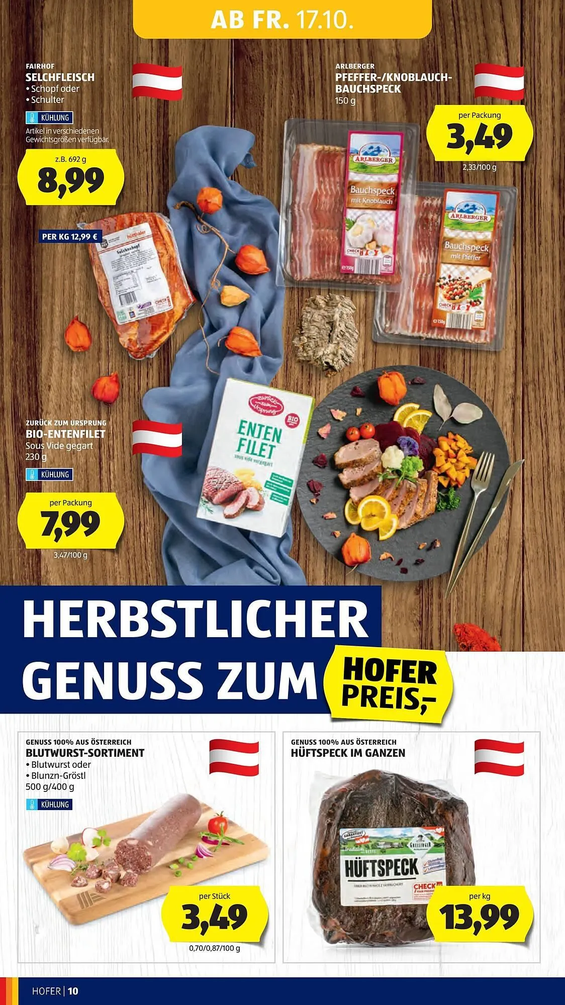 Hofer Flugblatt von 17. Oktober bis 23. Oktober 2025 - Flugblätt seite  12