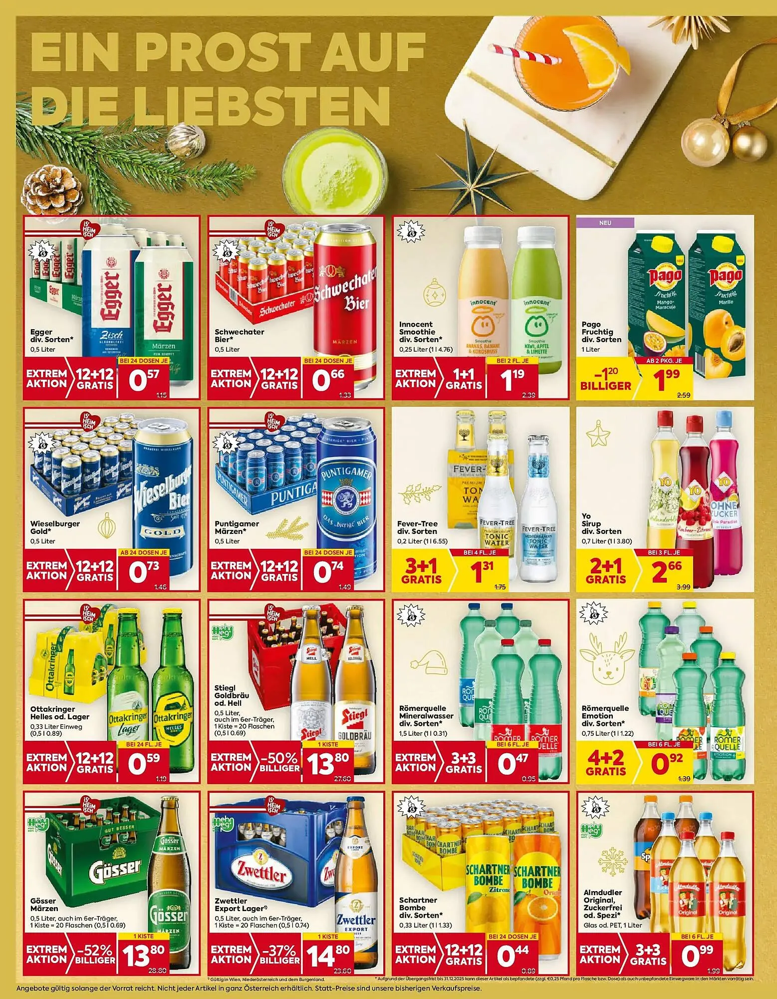 Billa Flugblatt von 11. Dezember bis 17. Dezember 2025 - Flugblätt seite 12