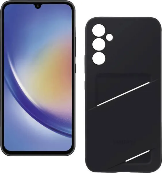 Galaxy A34 5G 128GB + Card Slot Case - Awesome Graphite
