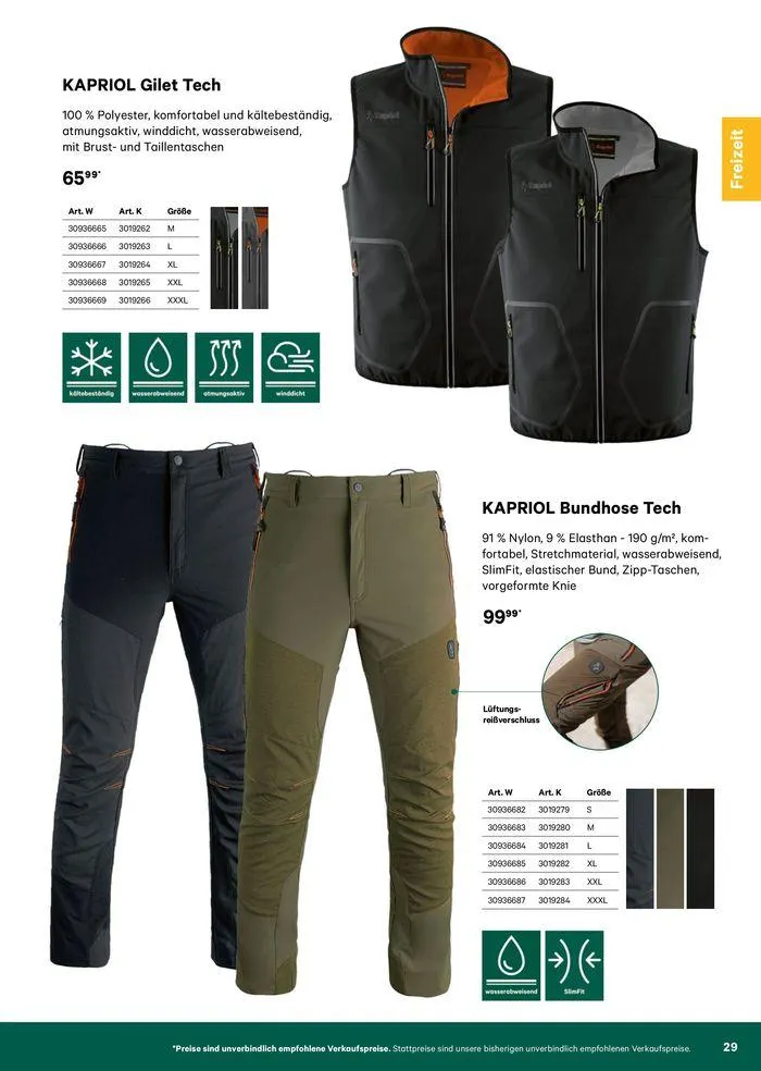 Katalog Bekleidung 2024 von 17. Mai bis 26. Mai 2024 - Flugblätt seite 29