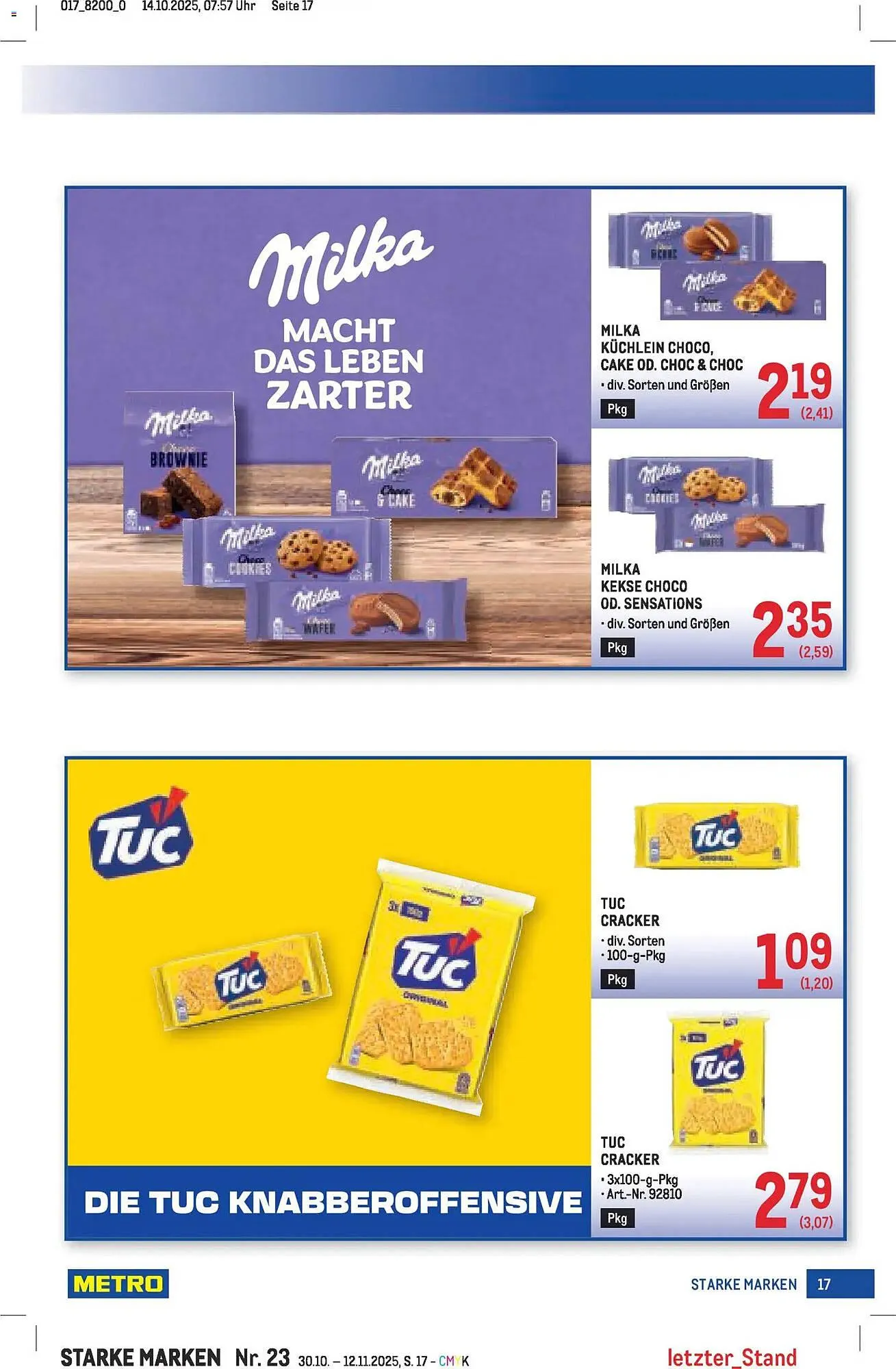 Metro Flugblatt von 30. Oktober bis 12. November 2025 - Flugblätt seite 17