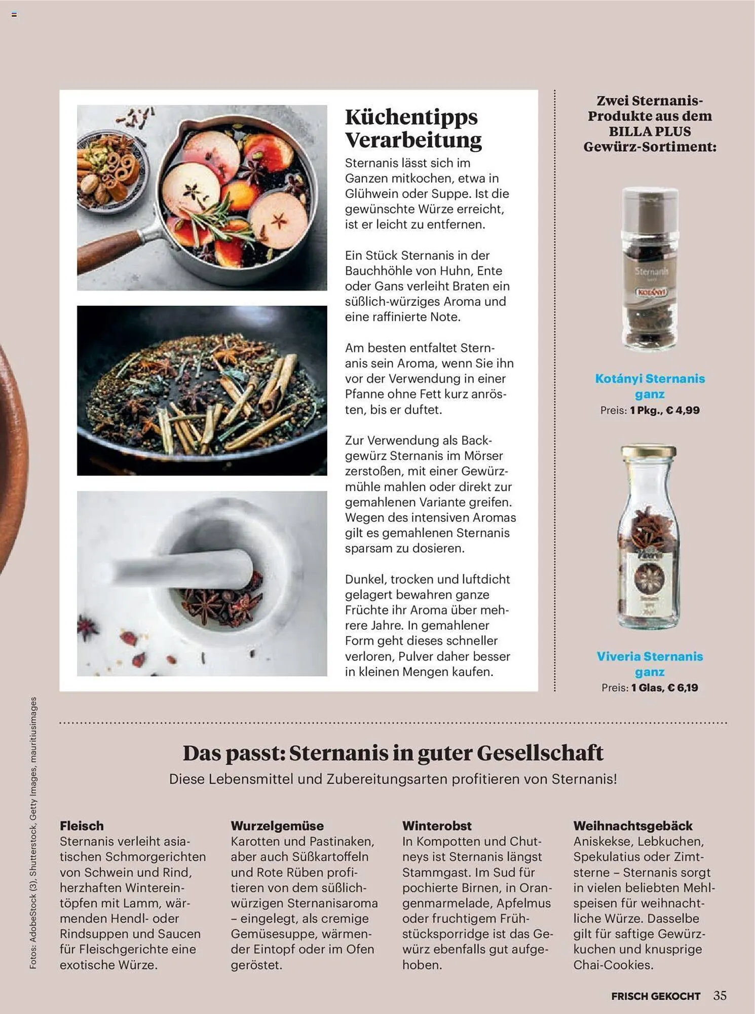 Billa Flugblatt von 1. Dezember bis 31. Dezember 2023 - Flugblätt seite 35