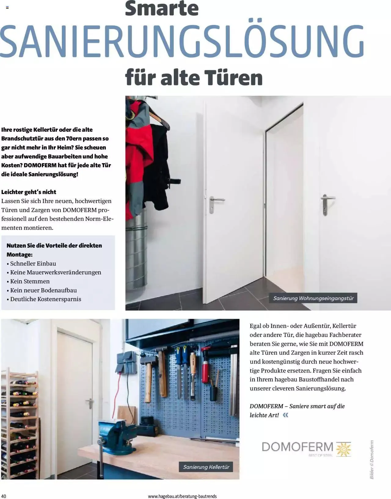 Hagebau Bautrends von 4. April bis 31. Dezember 2024 - Flugblätt seite  40