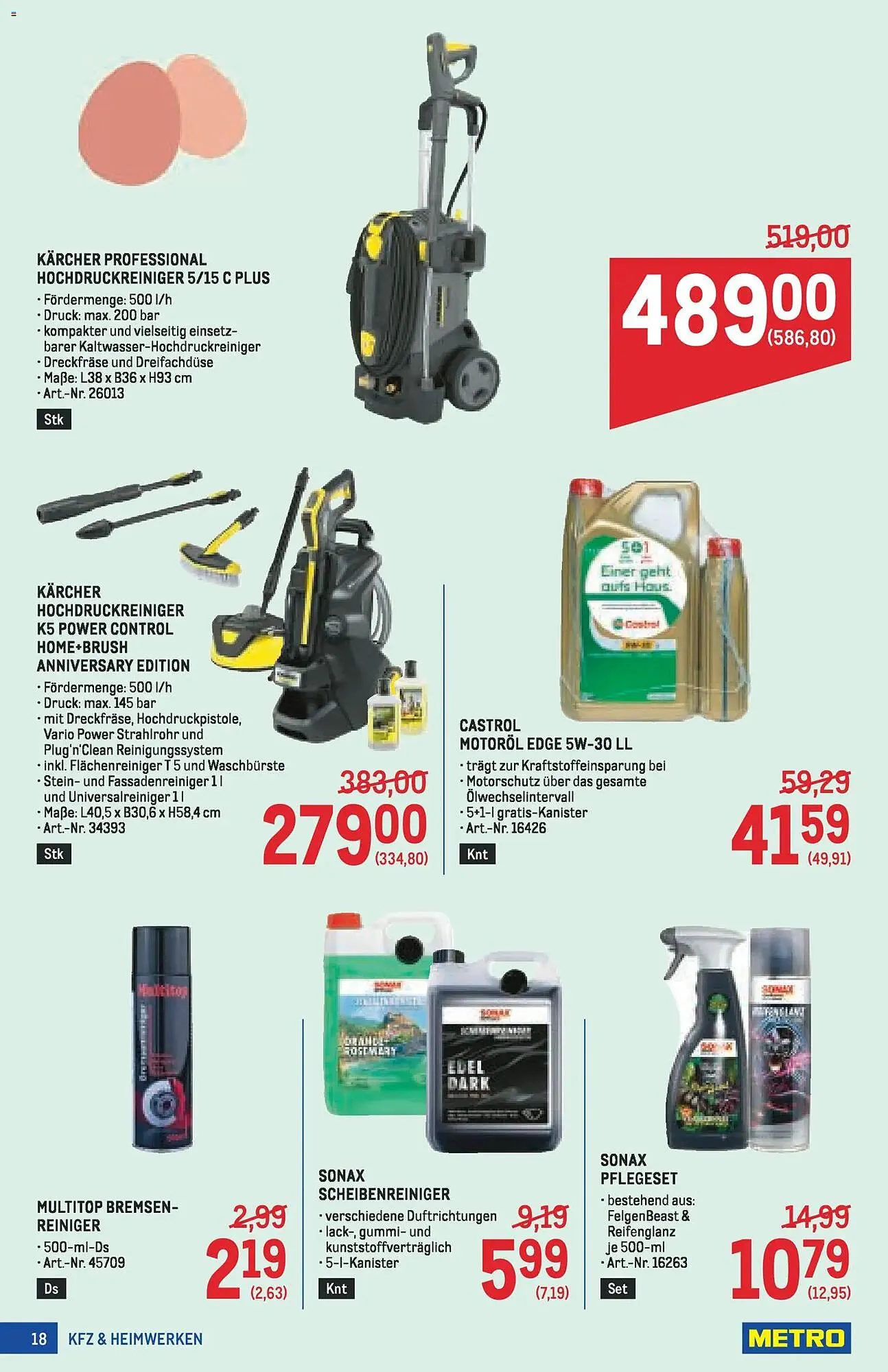 Metro Flugblatt von 19. März bis 4. April 2026 - Flugblätt seite  18