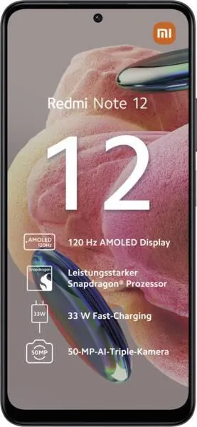 Redmi Note 12 128GB - Onyx Gray
