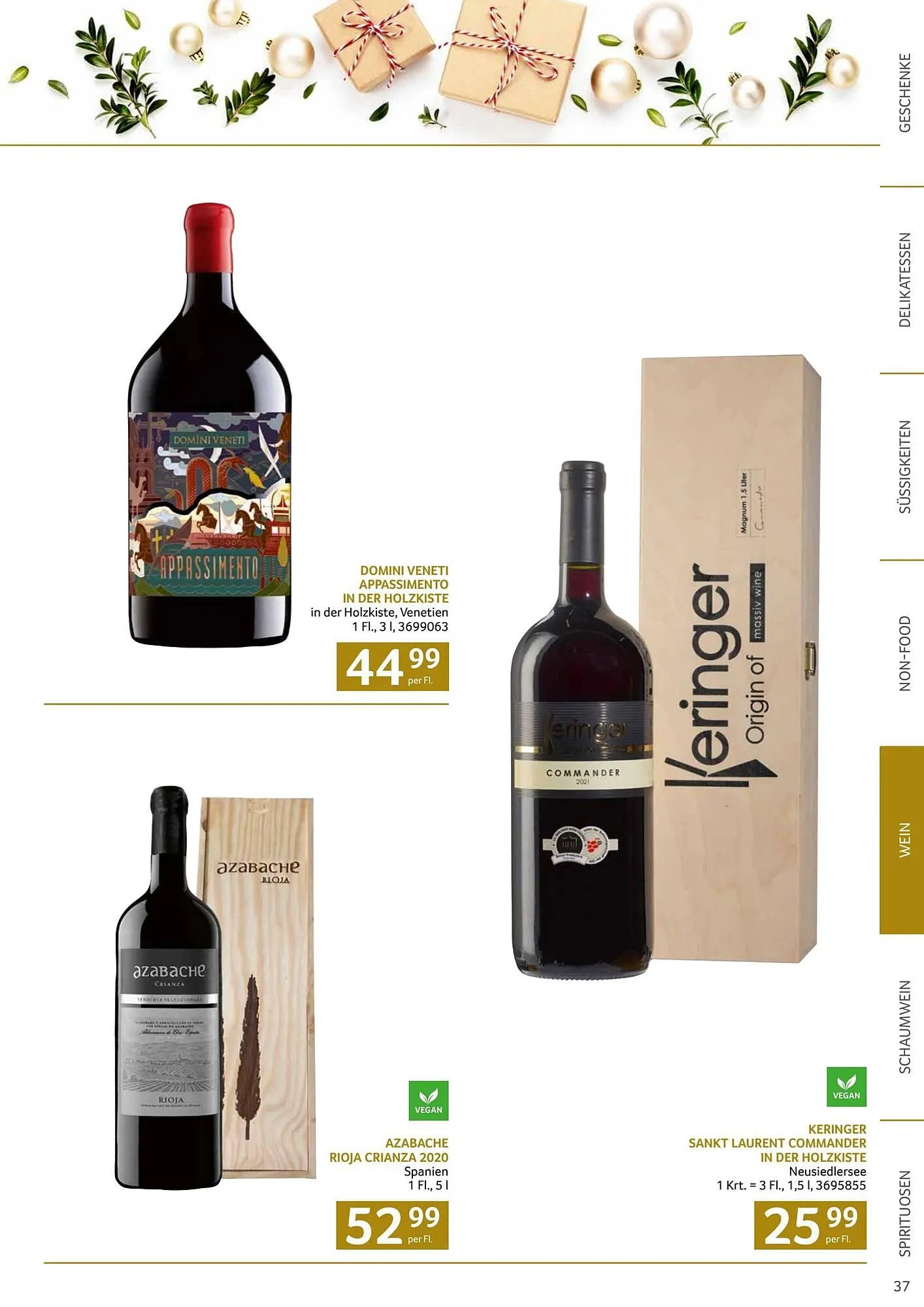 Transgourmet Flugblatt von 13. Oktober bis 24. Dezember 2025 - Flugblätt seite  37