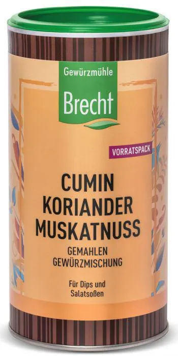 Gewürzmühle Brecht Cumin Koriander Muskatnuss - Dose 220g