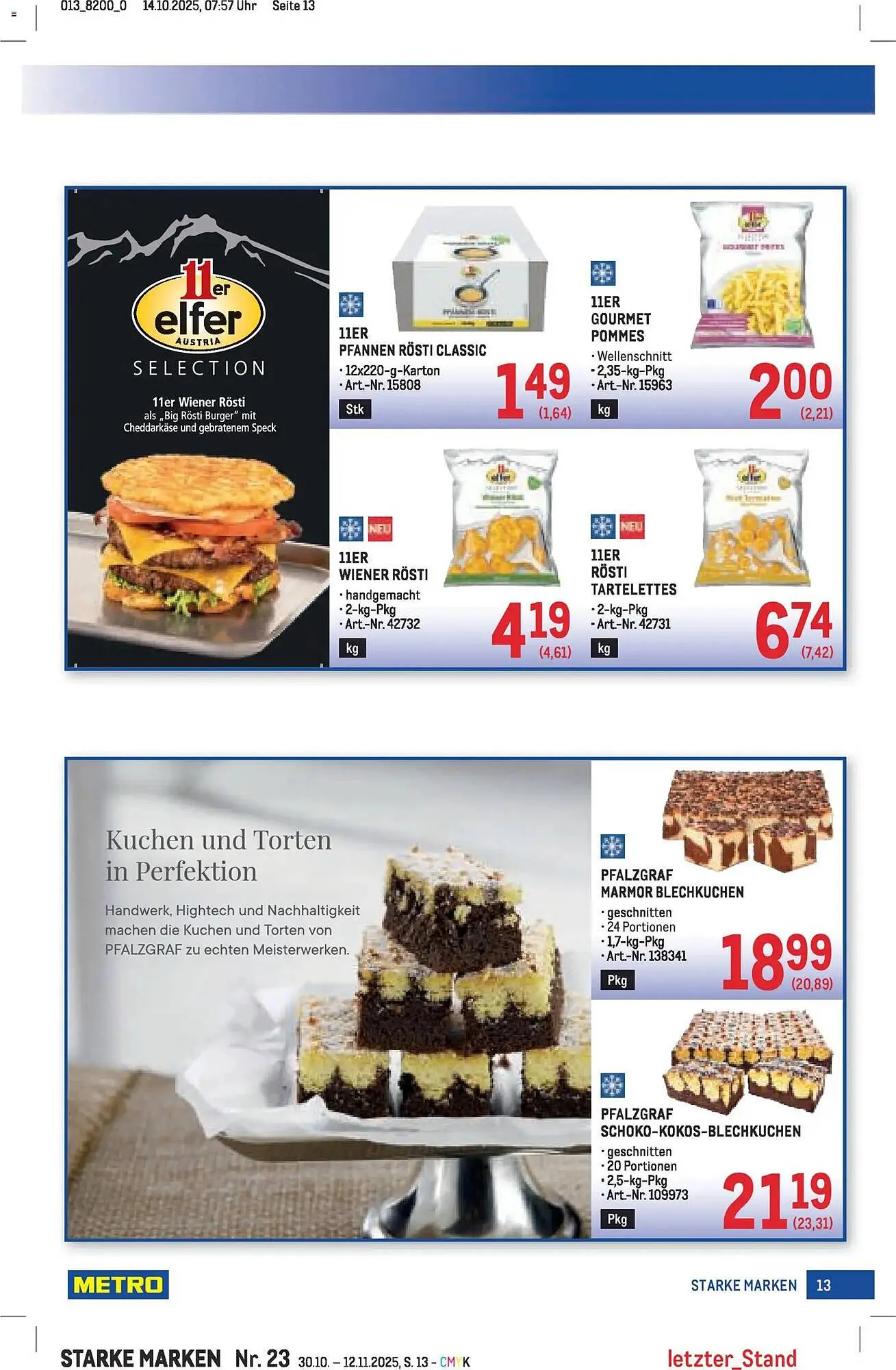 Metro Flugblatt von 30. Oktober bis 12. November 2025 - Flugblätt seite 13