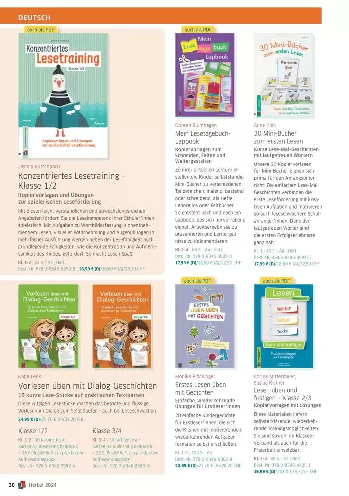 Top-Deals für alle Kunden von 26. Oktober bis 9. November 2024 - Flugblätt seite  30