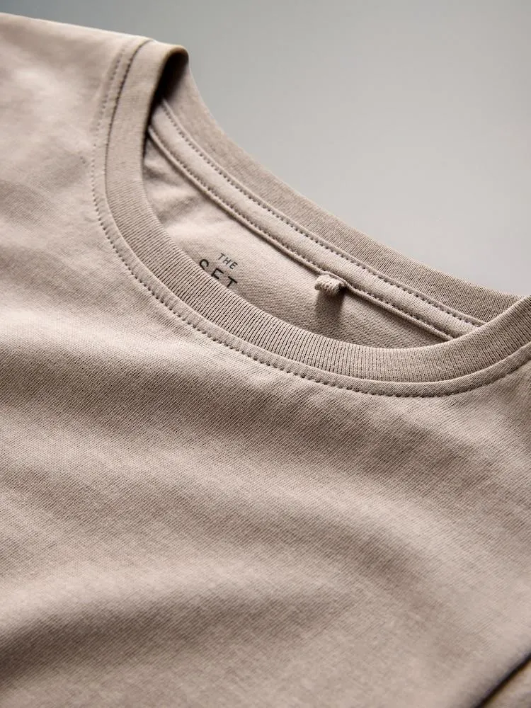 The Set 3 Pack Long Sleeve Cotton Jersey T-Shirt and Woven Bottom Pyjamas Set