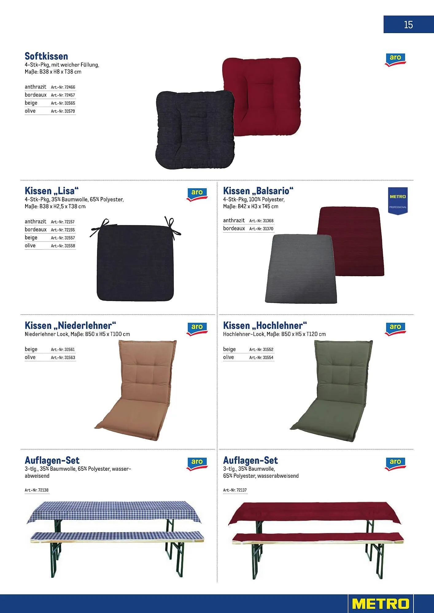 Metro Flugblatt von 25. März bis 31. Dezember 2026 - Flugblätt seite  15