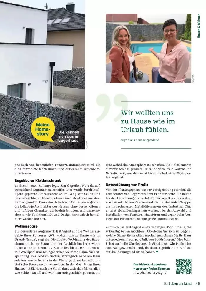 Nr. 1 - Lagerhaus Magazin 2025 von 28. Jänner bis 11. Februar 2025 - Flugblätt seite  45