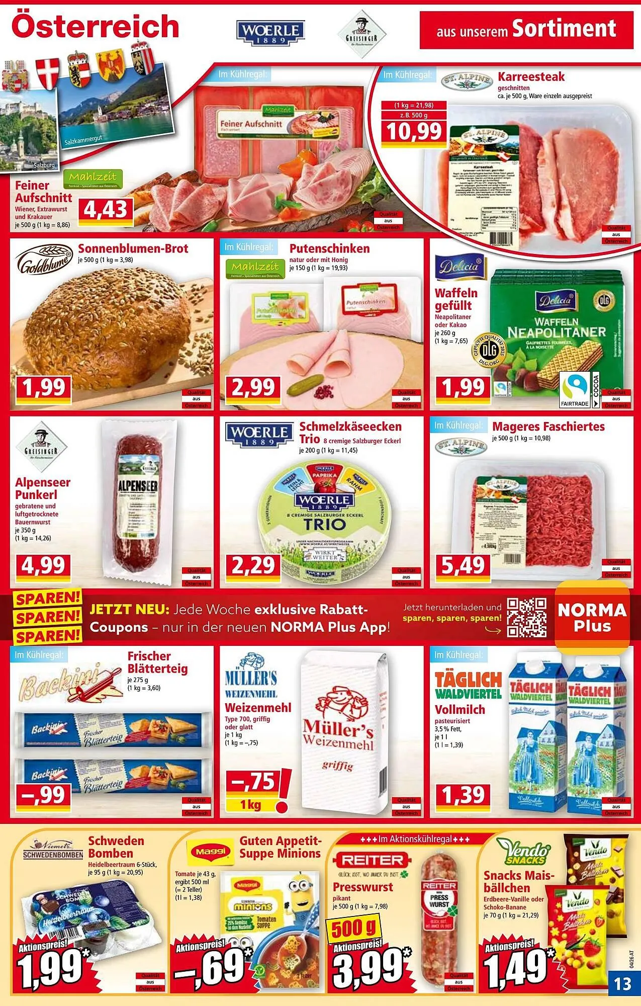 Norma Prospekt von 19. Jänner bis 25. Jänner 2026 - Flugblätt seite  13