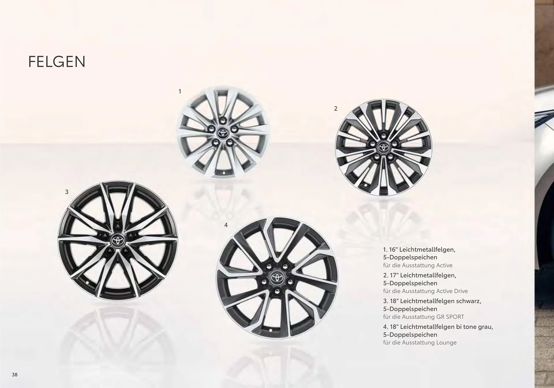 Toyota Flugblatt von 1. April bis 20. Oktober 2026 - Flugblätt seite  38