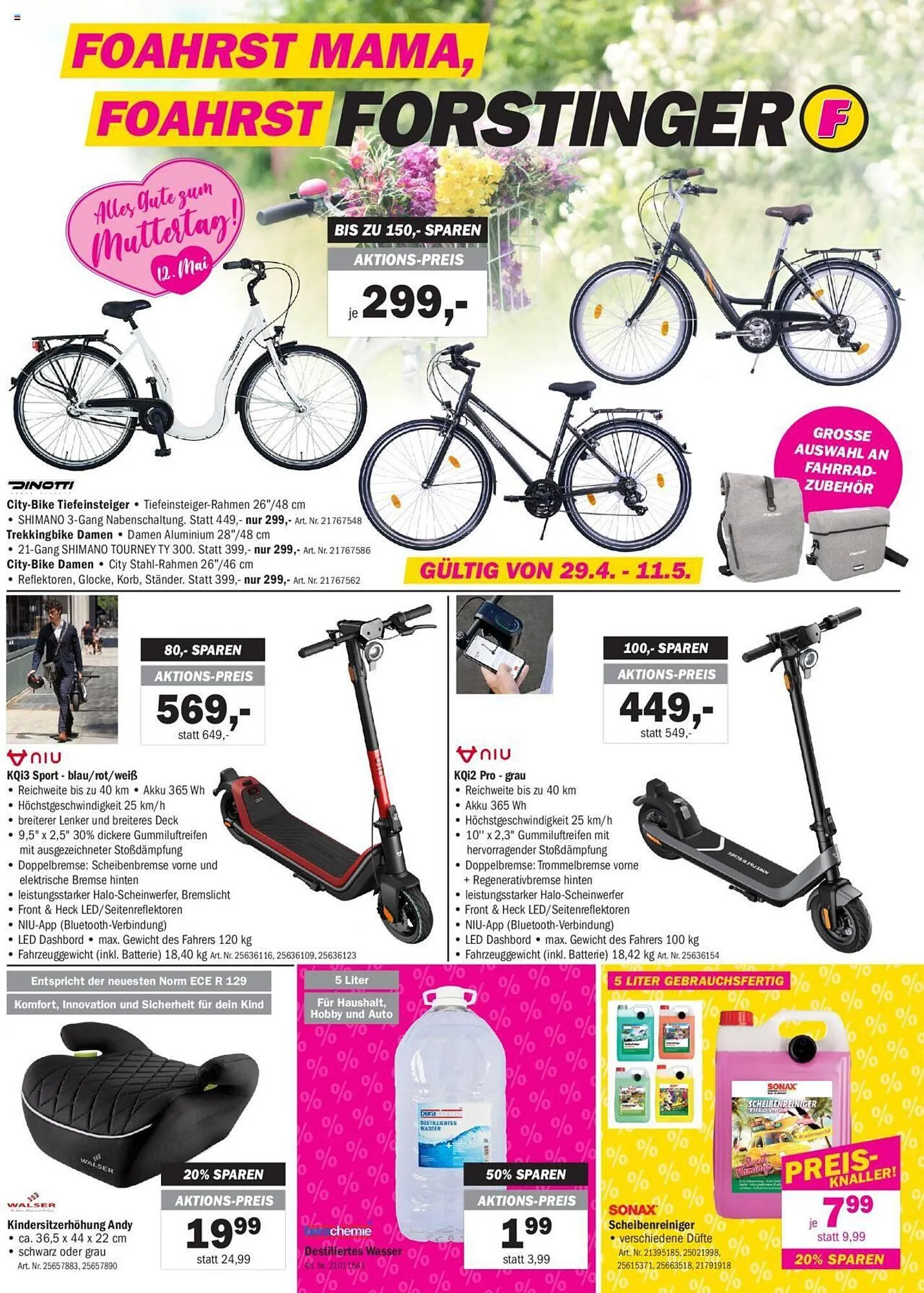 Forstinger Flugblatt - 1