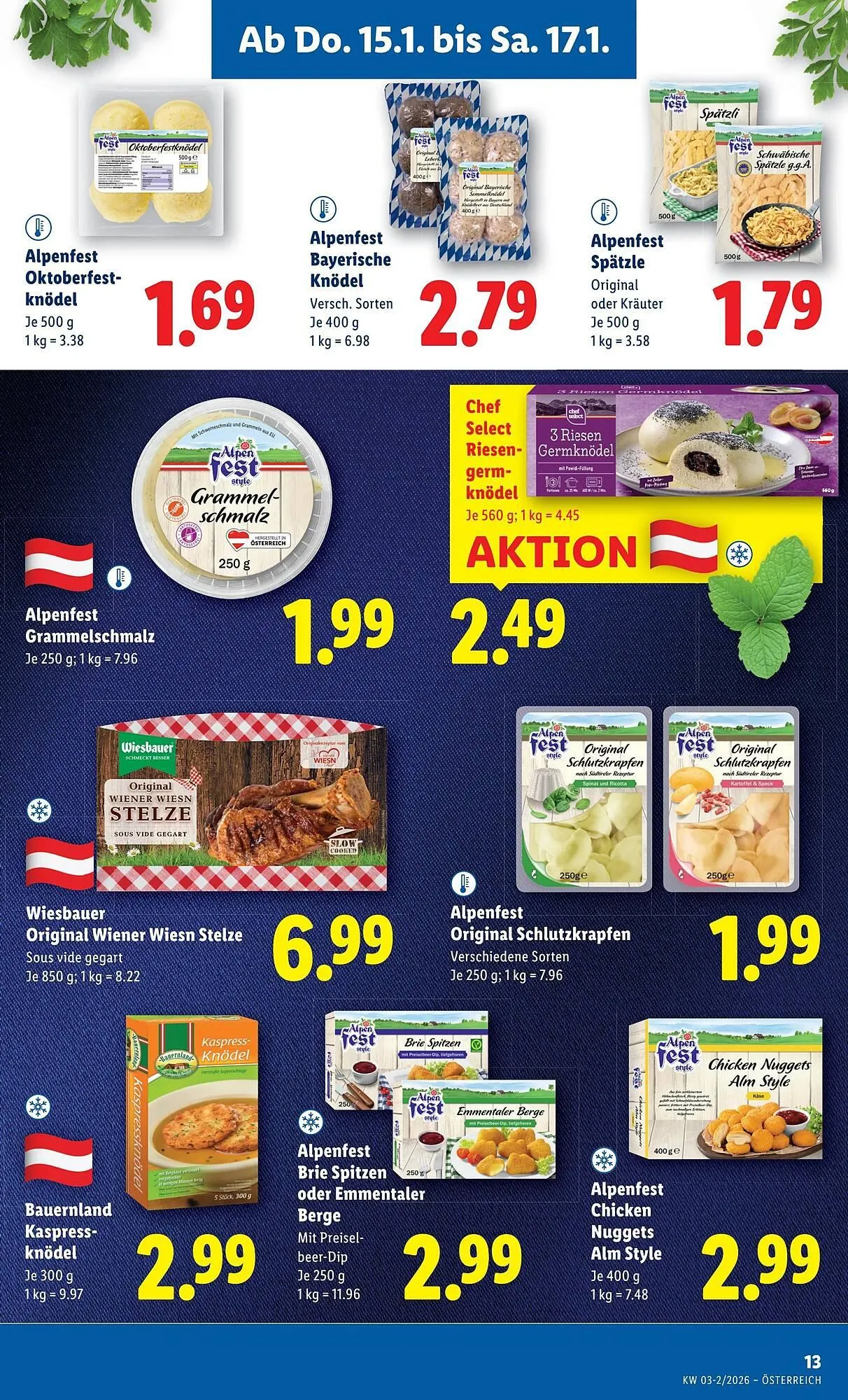 Lidl Flugblatt von 15. Jänner bis 22. Jänner 2026 - Flugblätt seite  17