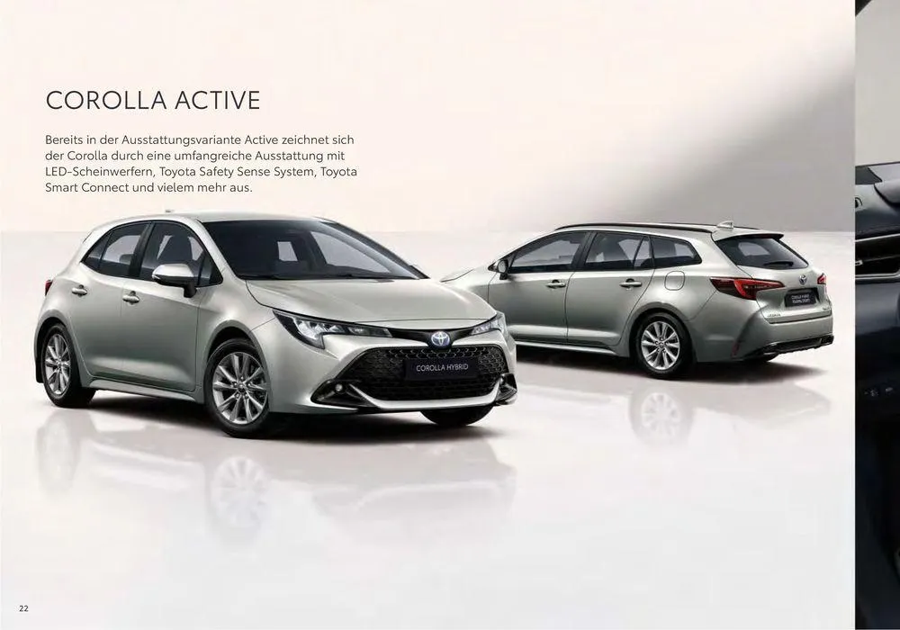 Toyota Corolla von 26. April bis 26. April 2025 - Flugblätt seite 22