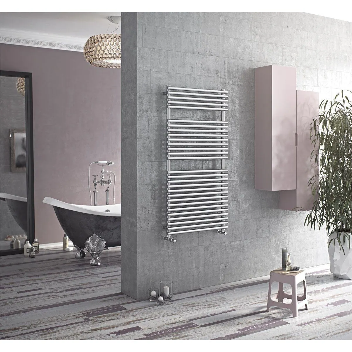 Ximax Badheizkörper Tec Edelstahl 1715 x 600 mm 726 Watt Edelstahl