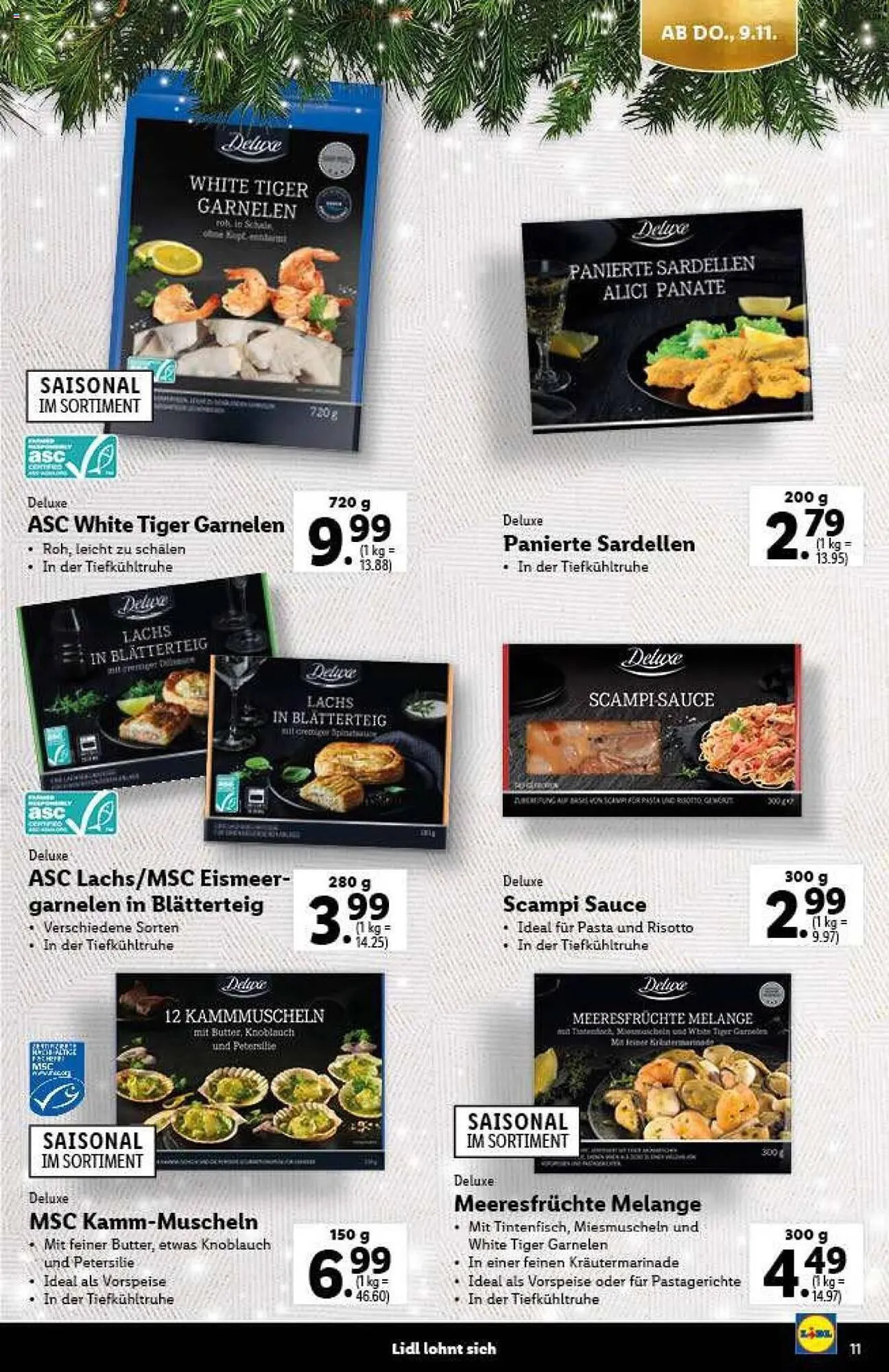 Lidl Flugblatt von 9. November bis 21. Dezember 2023 - Flugblätt seite  11