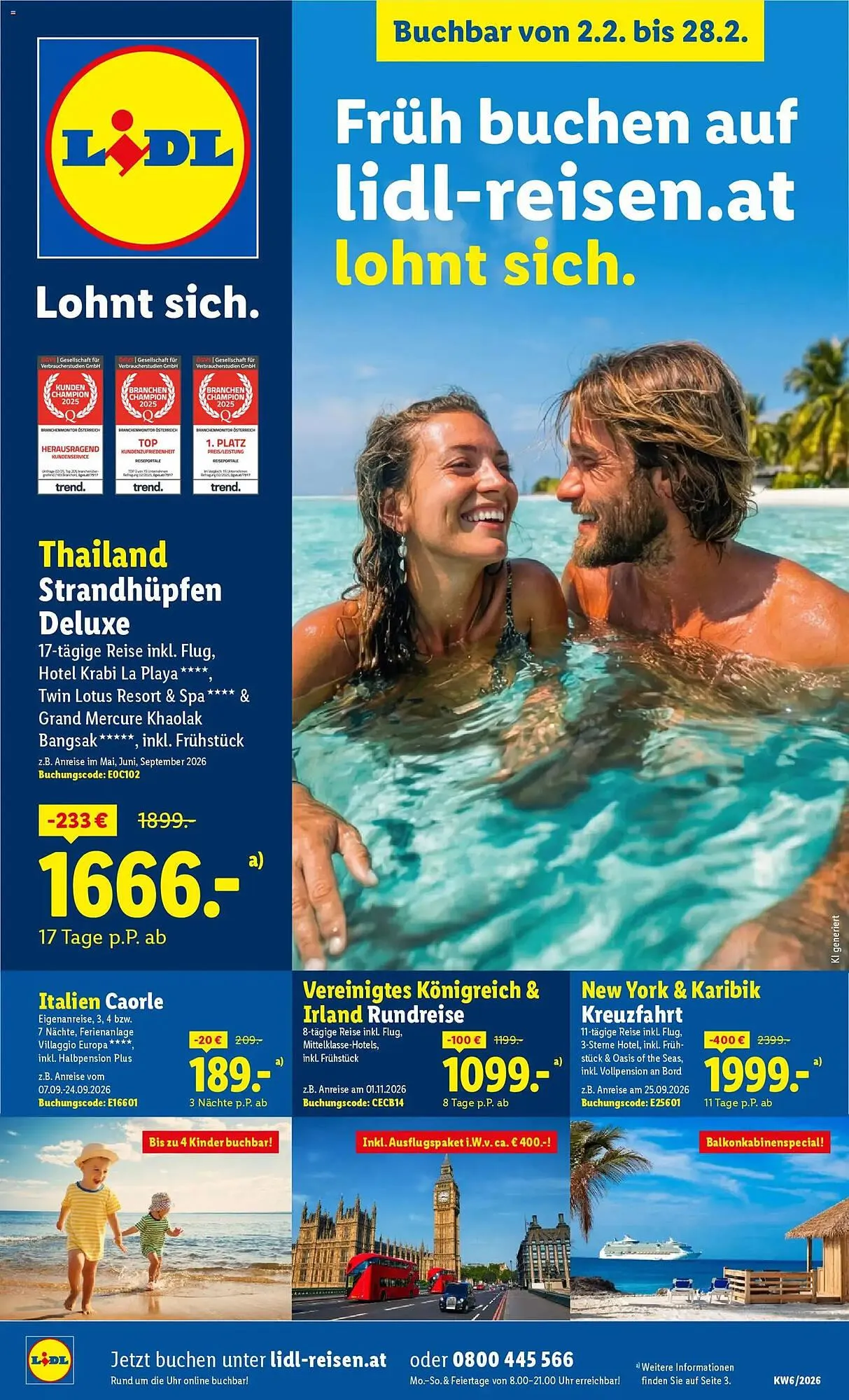 Lidl Flugblatt von 2. Februar bis 28. Februar 2026 - Flugblätt seite 1