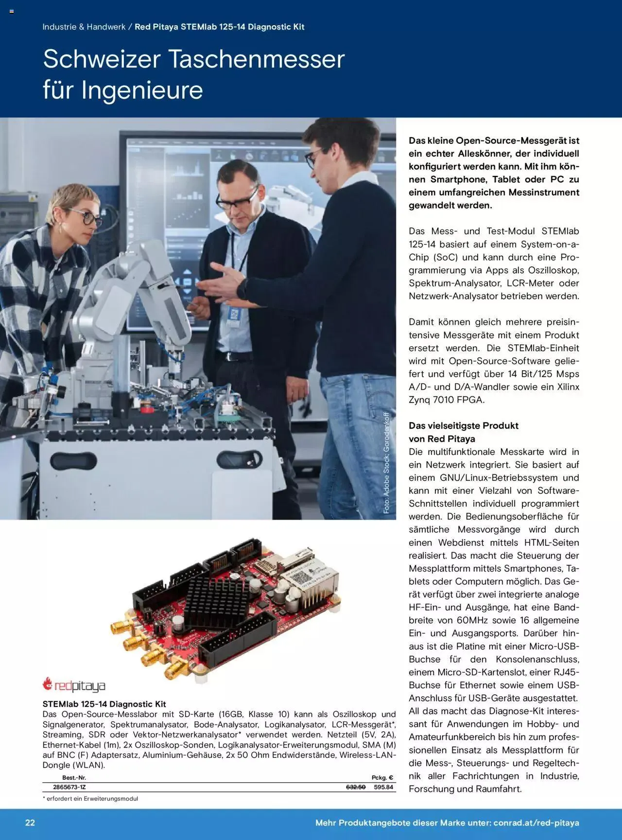 Conrad Innovation News von 27. Februar bis 31. Dezember 2024 - Flugblätt seite 22