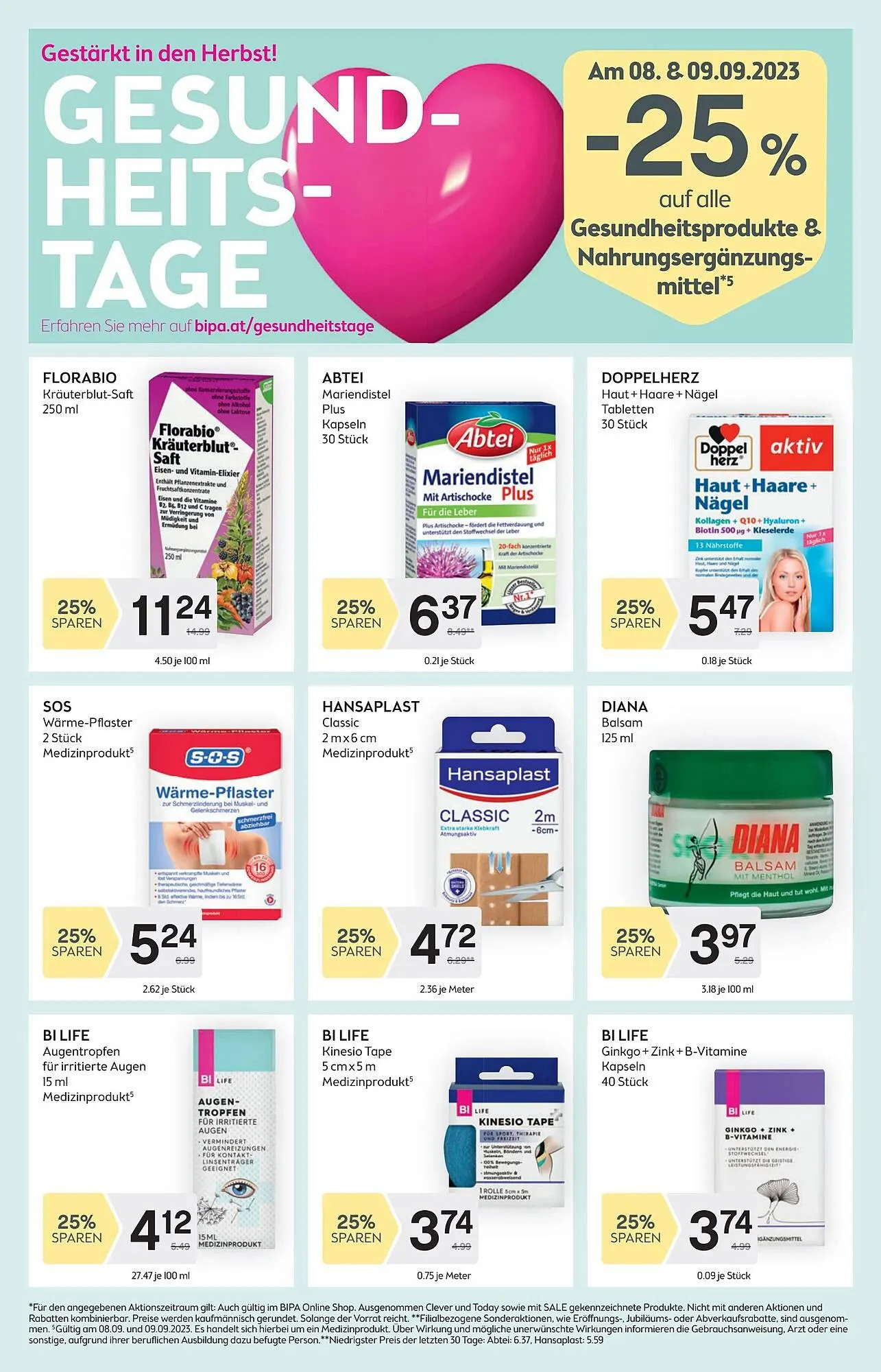 Bipa Flugblatt von 6. September bis 20. September 2023 - Flugblätt seite 13