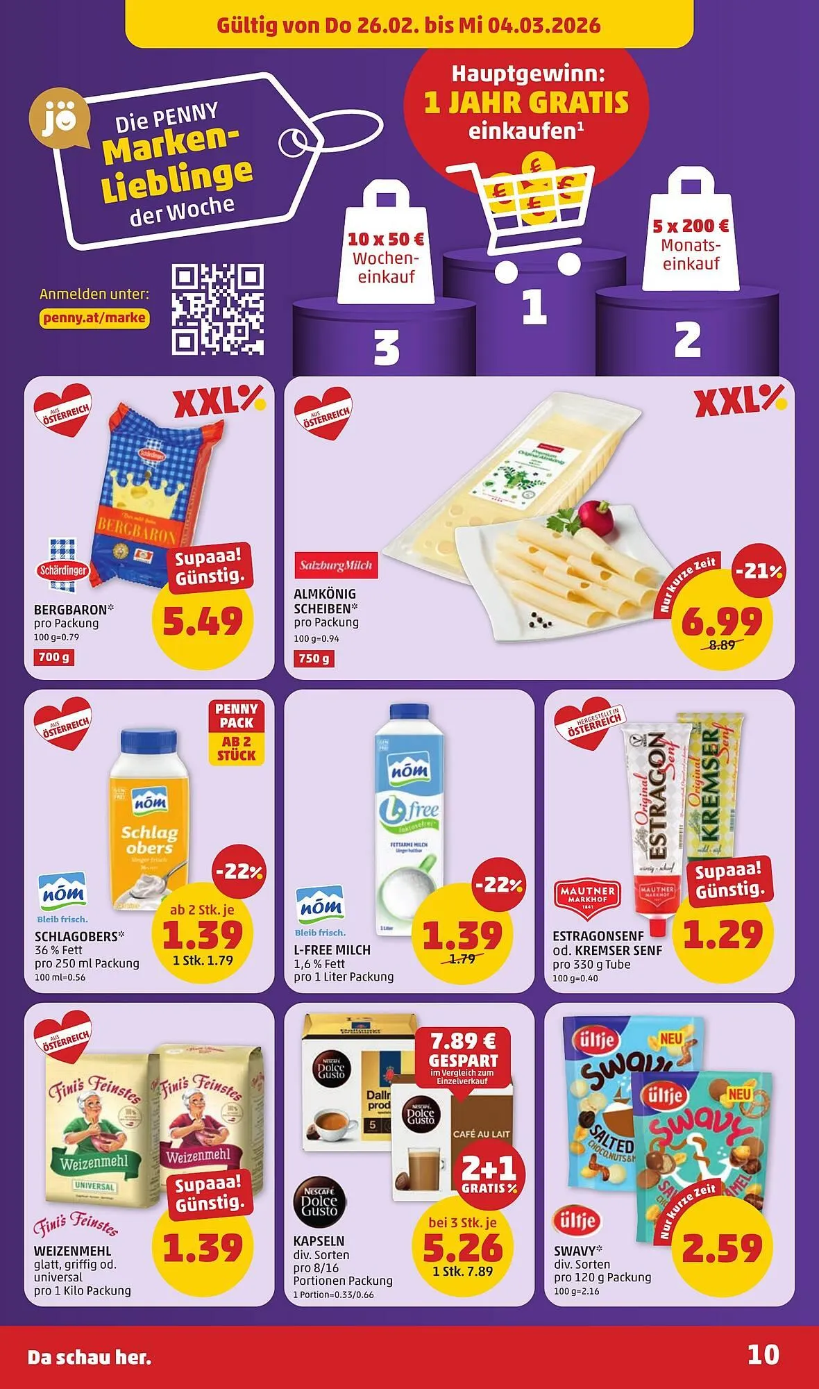 PENNY Flugblatt von 26. Februar bis 4. März 2026 - Flugblätt seite  10