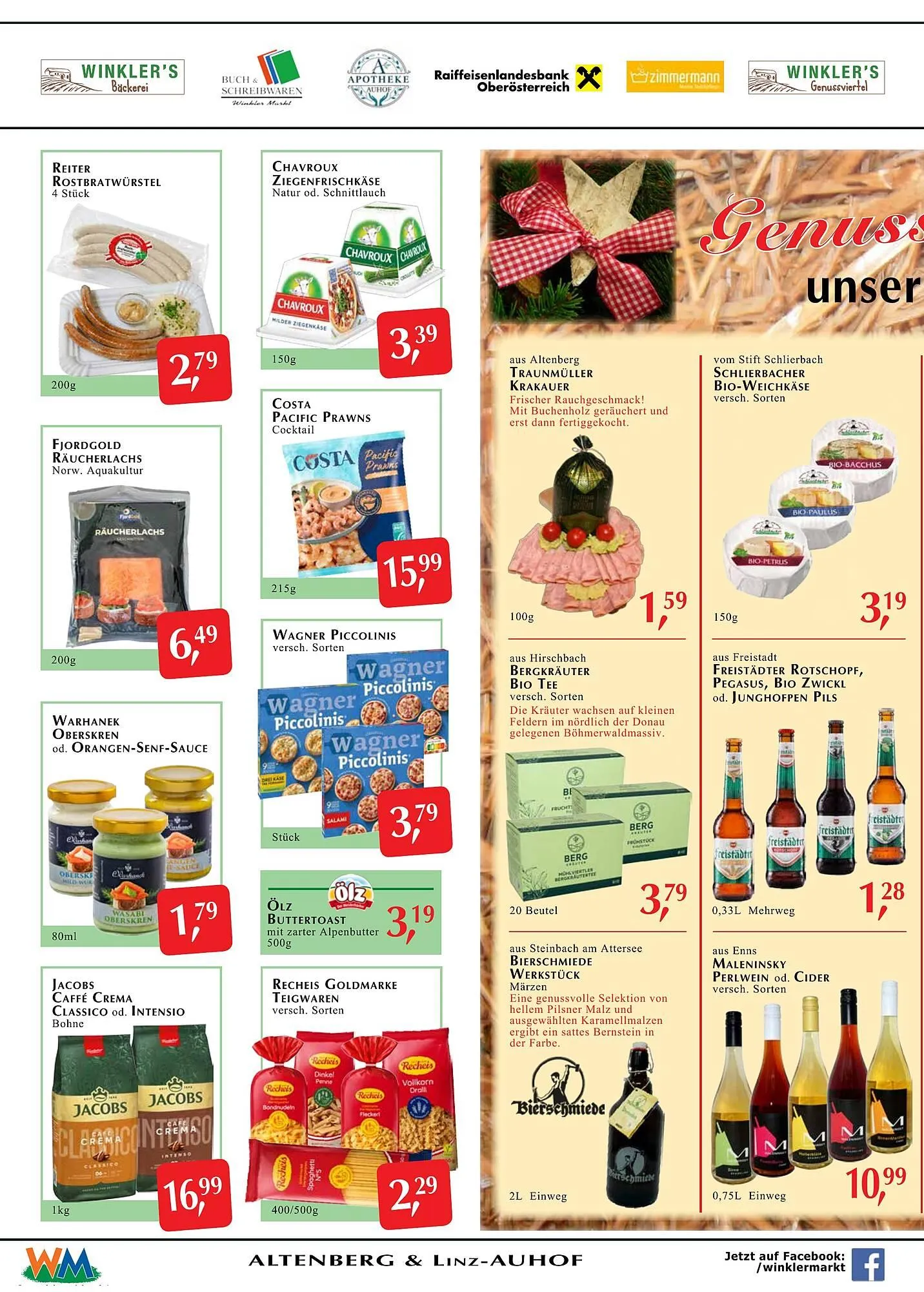 Winkler Markt Flugblatt von 18. Dezember bis 7. Jänner 2026 - Flugblätt seite  2