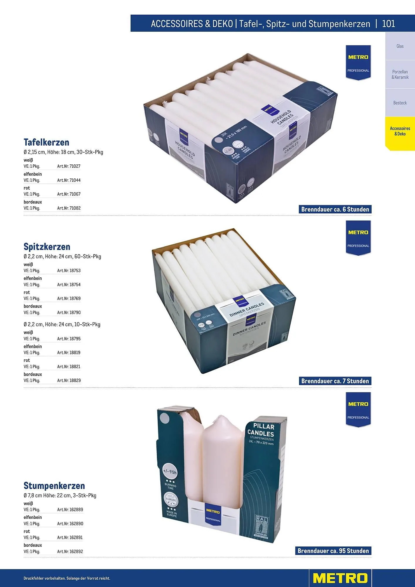 Metro Flugblatt von 25. März bis 31. Dezember 2026 - Flugblätt seite  101