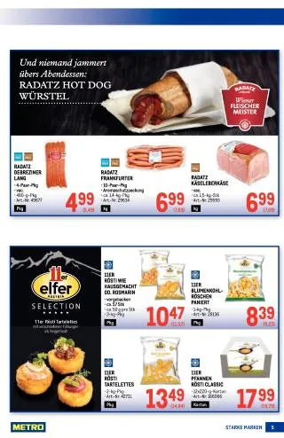 METRO Flugblatt Food - Starke Marken von 20. August bis 2. September 2026 - Flugblätt seite 5