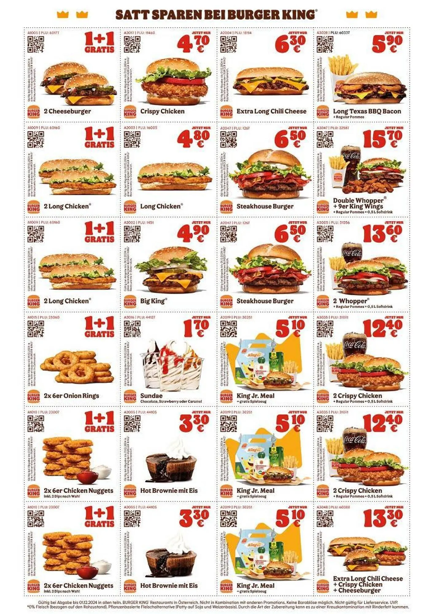 Burger King Flugblatt - 1