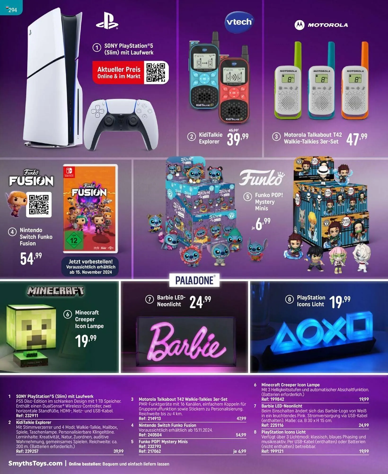 Smyths Toys Flugblatt von 25. September bis 13. Dezember 2024 - Flugblätt seite 294