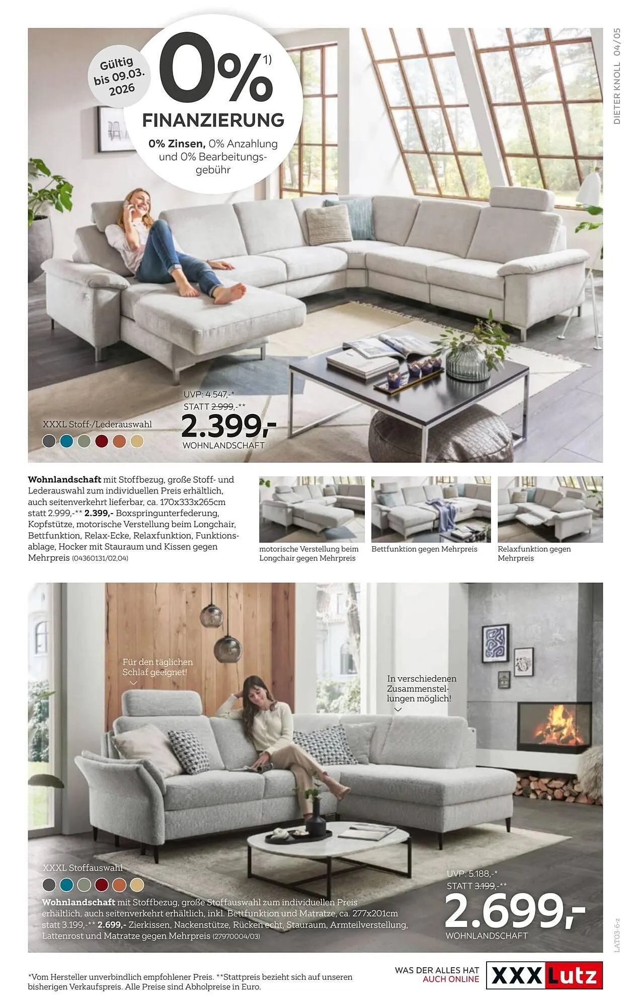 XXXLutz Prospekt von 24. Februar bis 10. März 2026 - Flugblätt seite  5