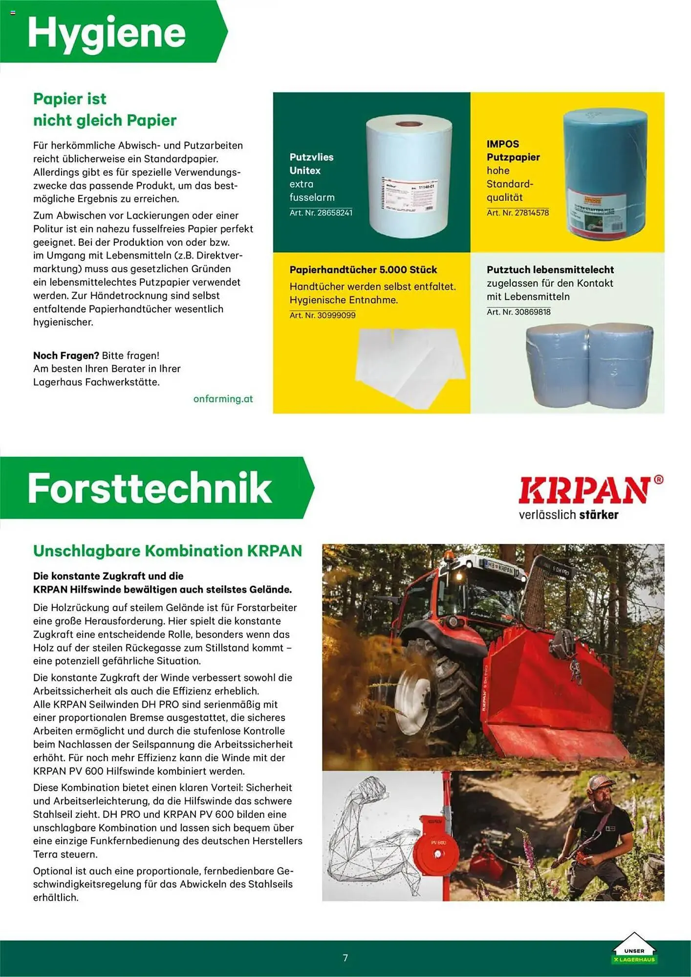 Lagerhaus Flugblatt von 8. September bis 31. Dezember 2025 - Flugblätt seite  7