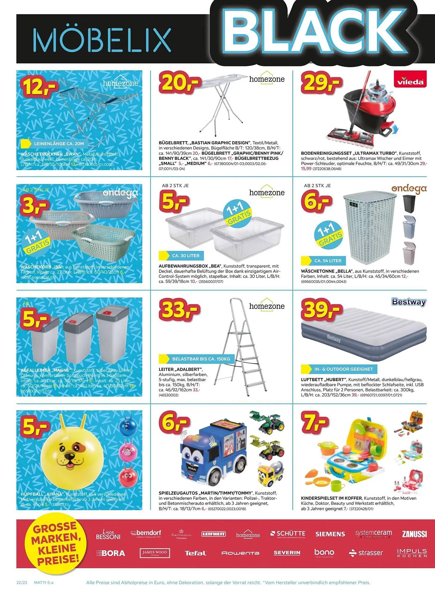 Möbelix Prospekt von 4. November bis 11. November 2025 - Flugblätt seite 22