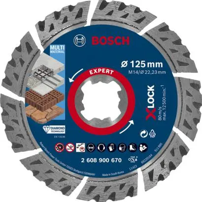 EXPERT MultiMaterial X-LOCK Trennscheiben
