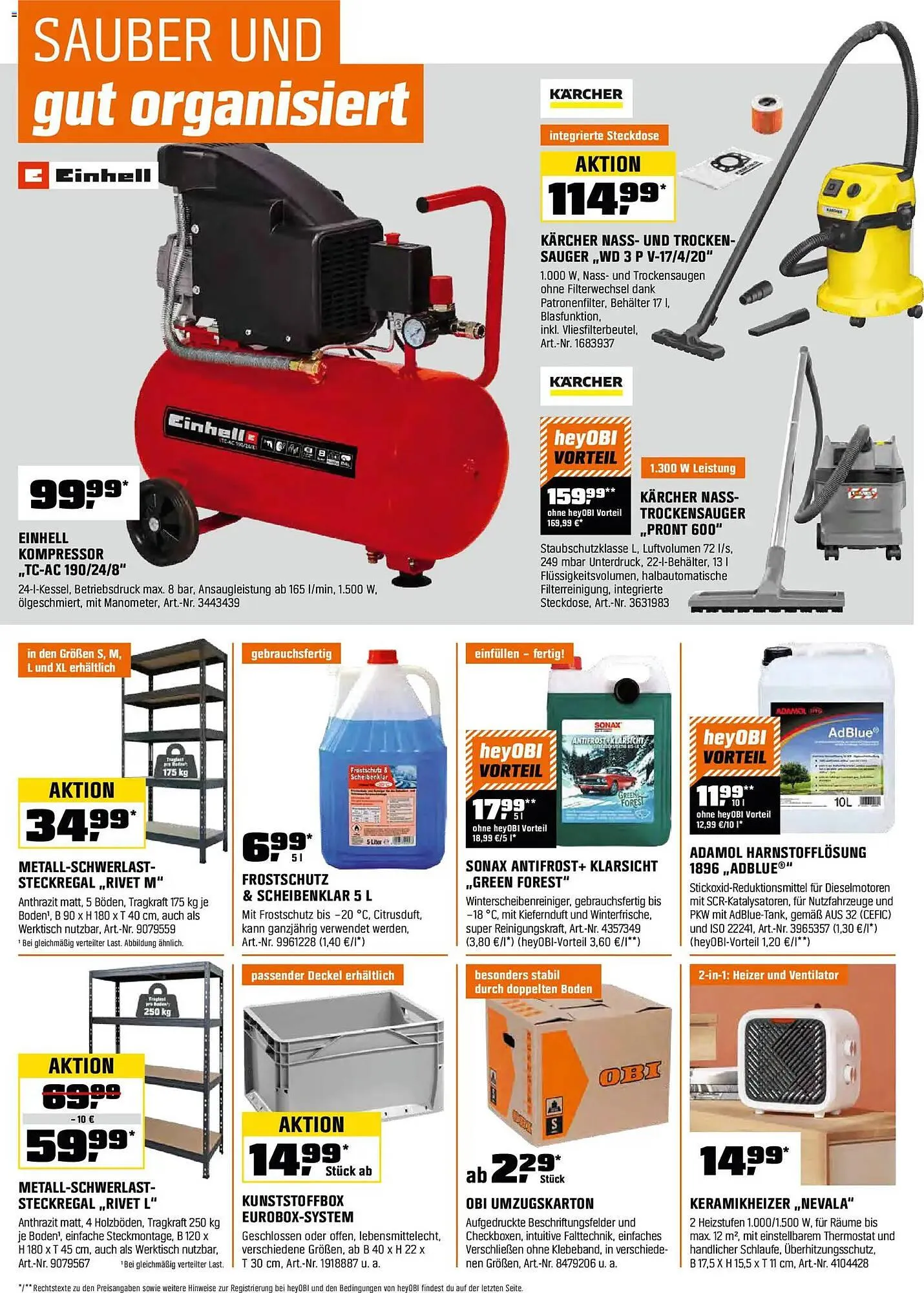OBI Flugblatt von 14. November bis 30. November 2025 - Flugblätt seite 20