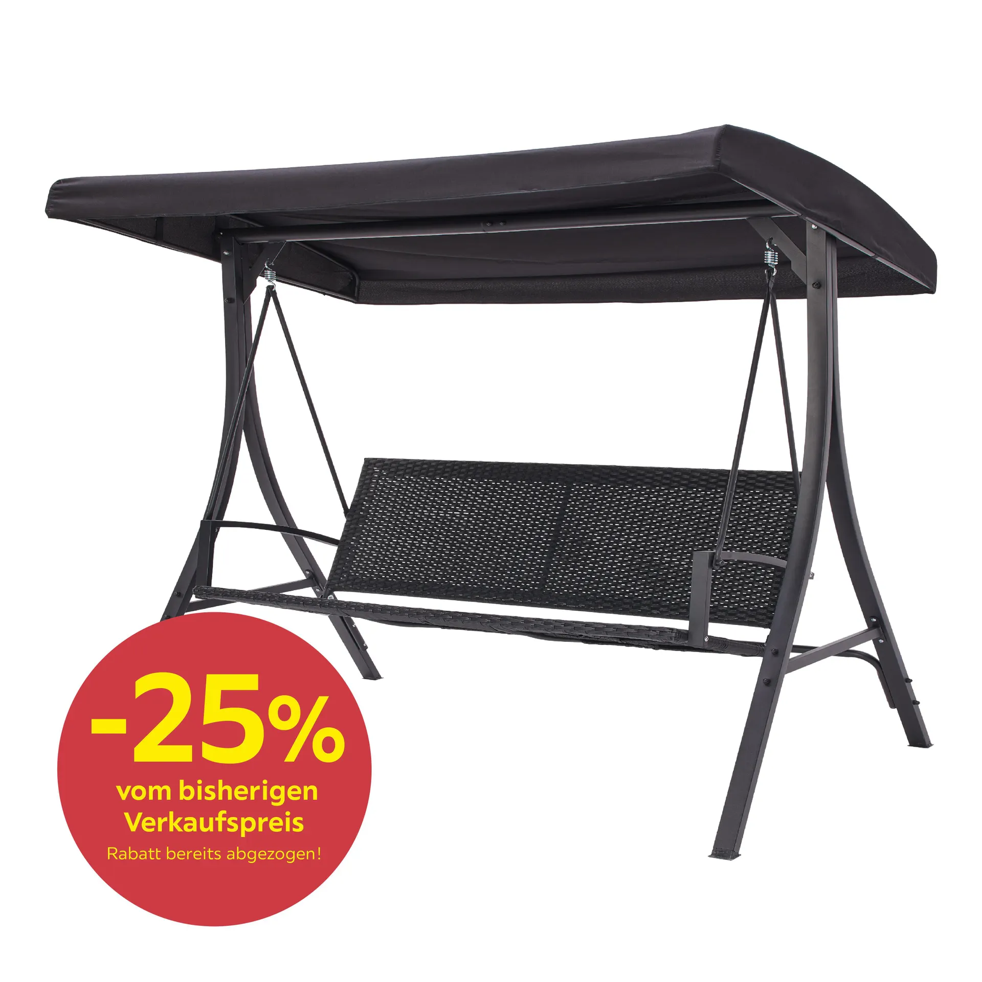 Mit Sonnendach Bora 3-Sitzer