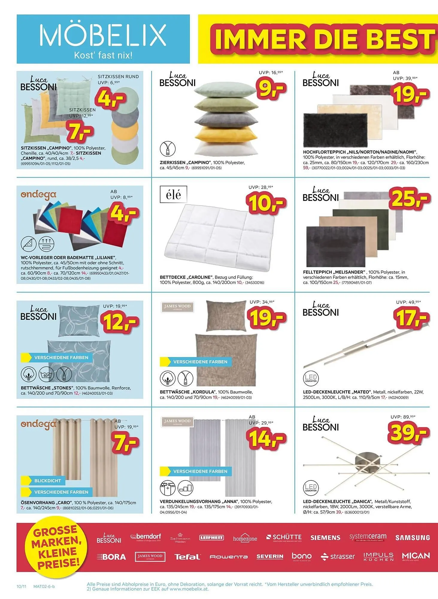 Möbelix Prospekt von 10. Februar bis 16. Februar 2026 - Flugblätt seite  10