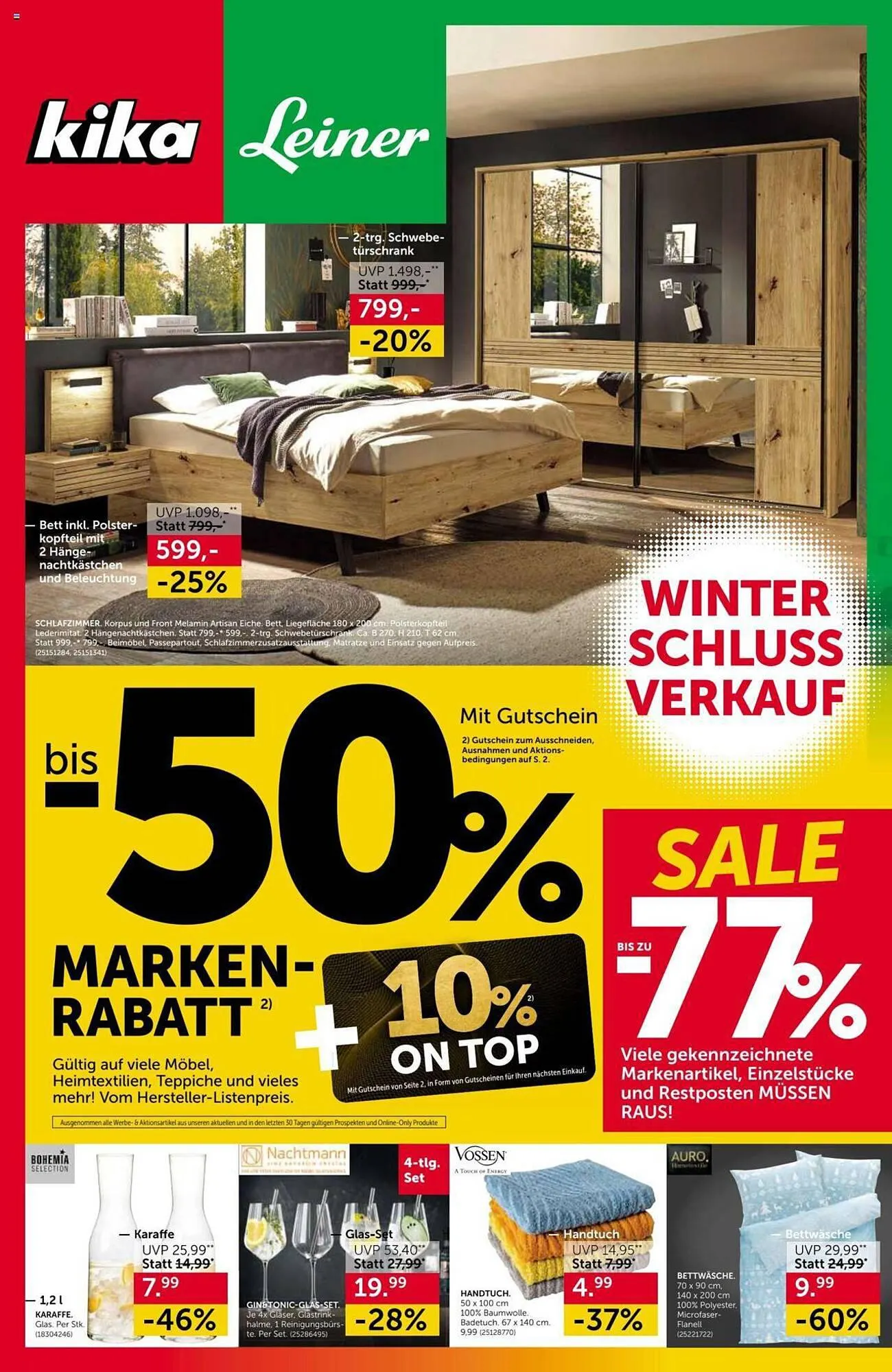 kika Flugblatt von 3. Jänner bis 16. Jänner 2024 - Flugblätt seite  1