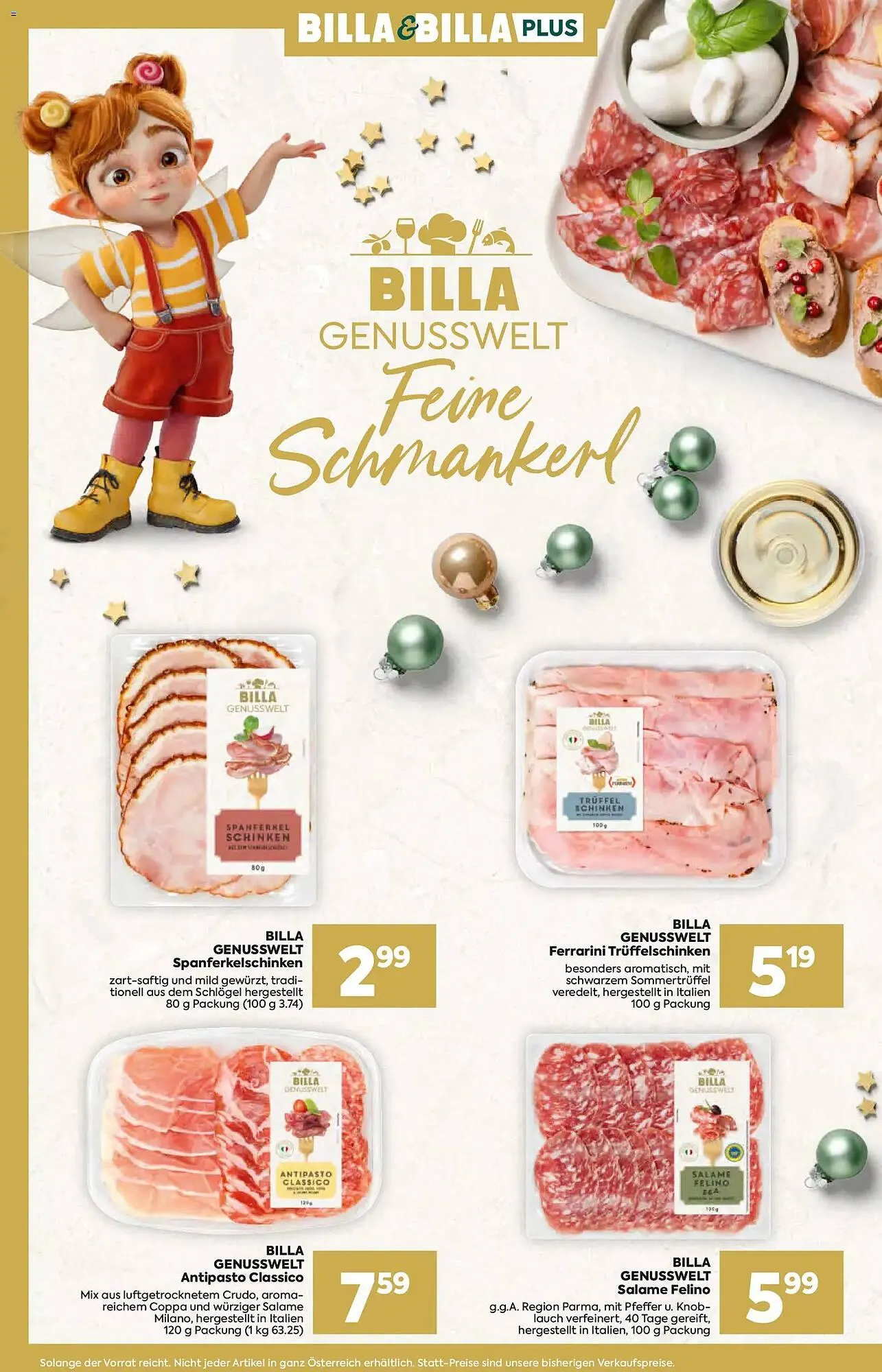 Billa Flugblatt von 13. November bis 31. Dezember 2025 - Flugblätt seite  4