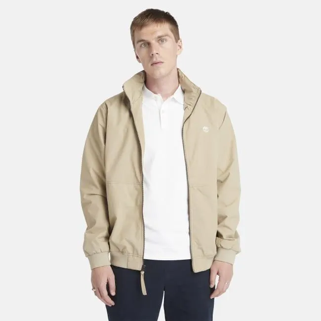 Wasserfeste Bomberjacke für Herren in Beige