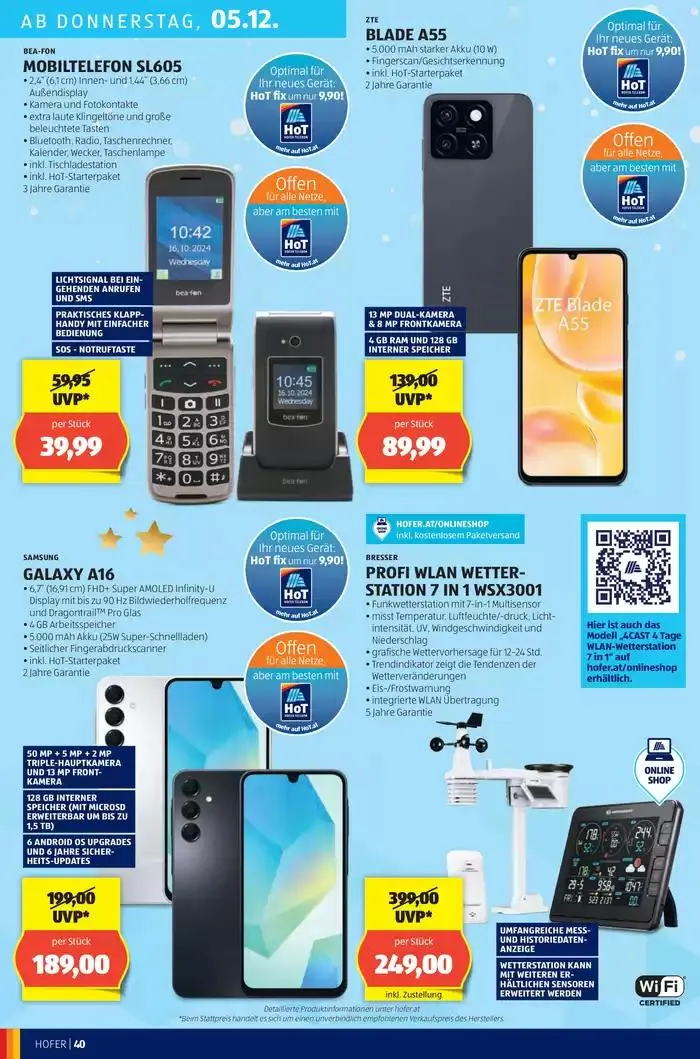 Blättern Sie online im HOFER Flugblatt von 27. November bis 11. Dezember 2024 - Flugblätt seite 44